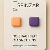 Peach-Mauve Hijab Magnet Pins